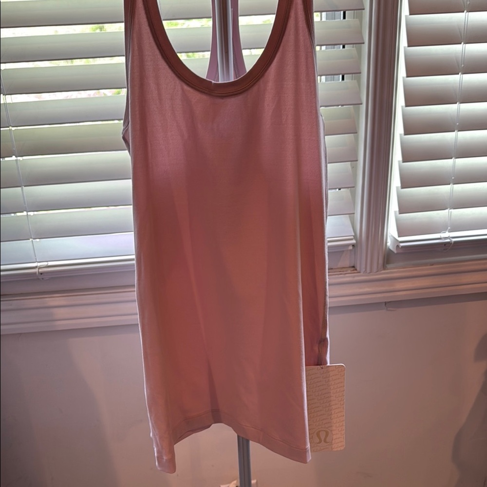 NWT Lululemon Athletica Cool Racerback II Light Pale Pink Tank Top Size 6